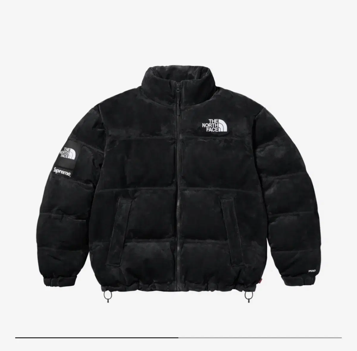 [L] Supreme x The North Face Suede Knopsie Jacket Black - 23fw