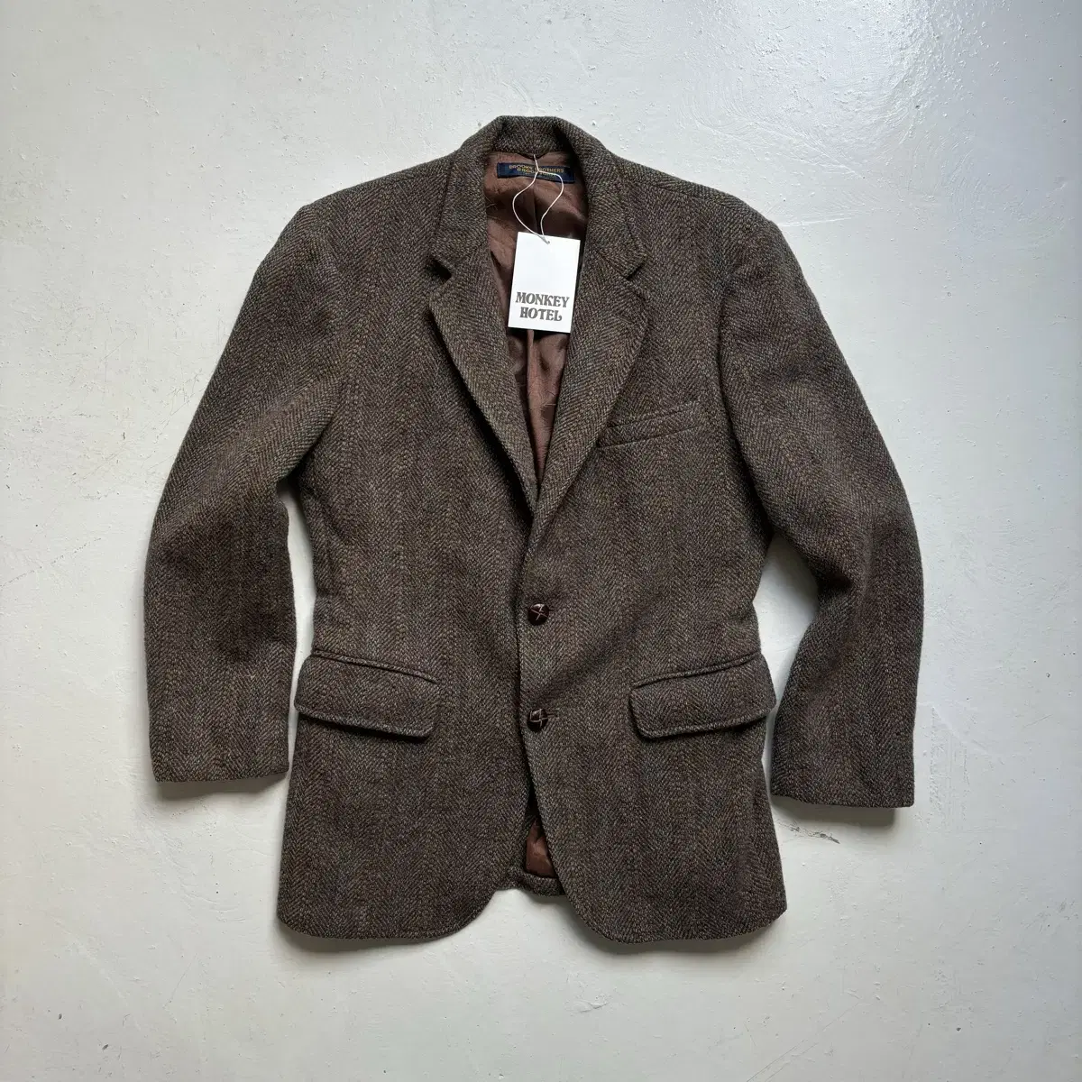 90s Brooks Brothers Vintage Herringbone Blazer M