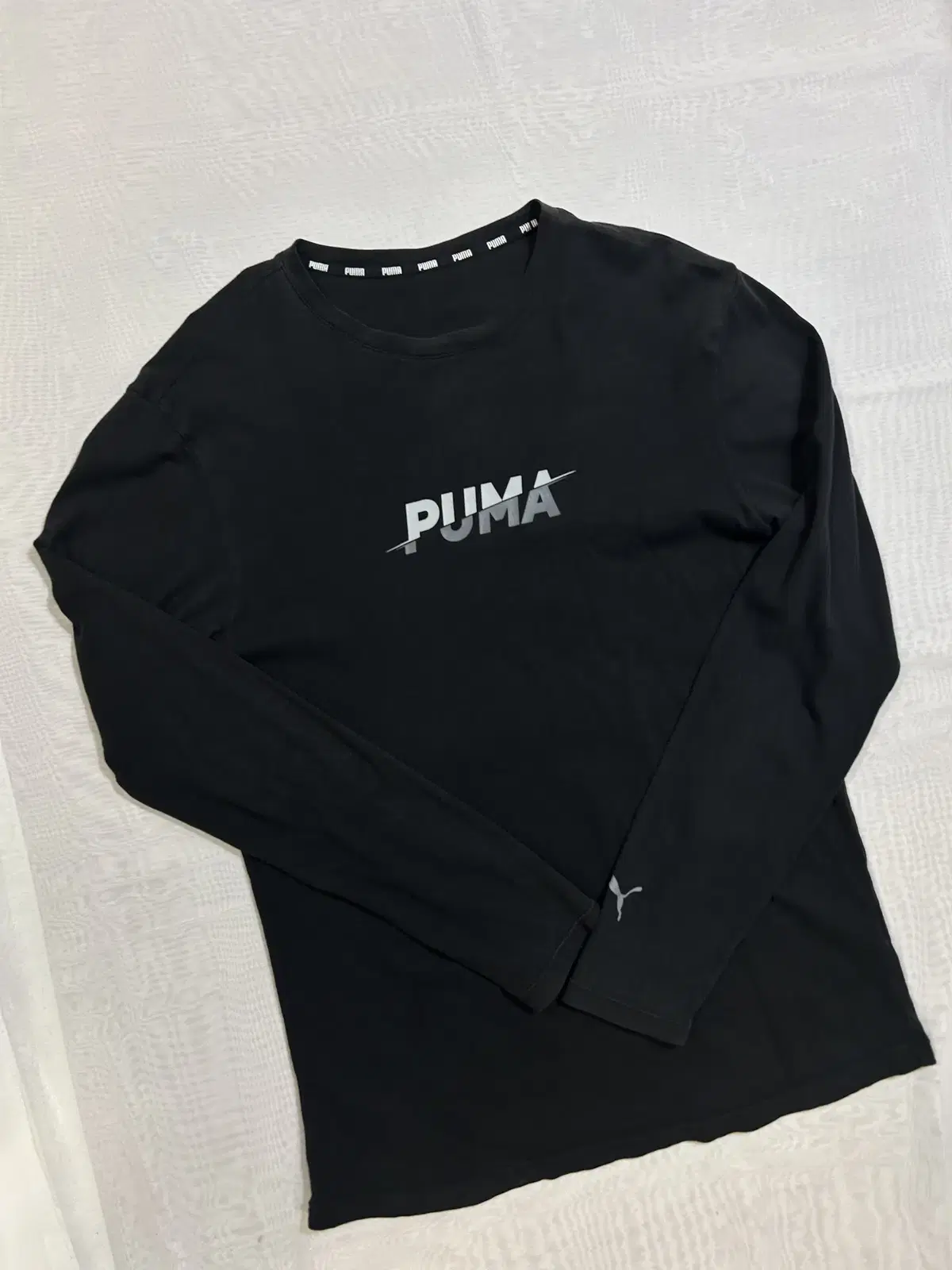 [L] Puma Long Sleeve Tee Black