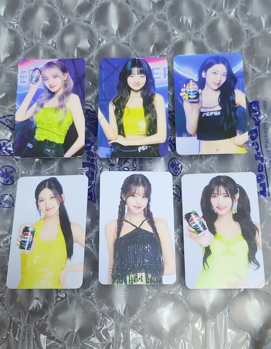 6 in bulk) ive Pepsi Photocard ive Poca