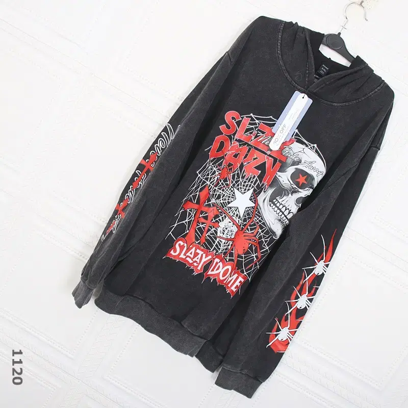 New Arrivals Men's XL Public Skeleton Rock Band Hoodie