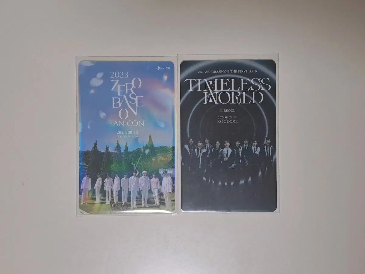 ZEROBASEONE zb1 fan con TIMELESS WORLD worldtour Ticket WTS