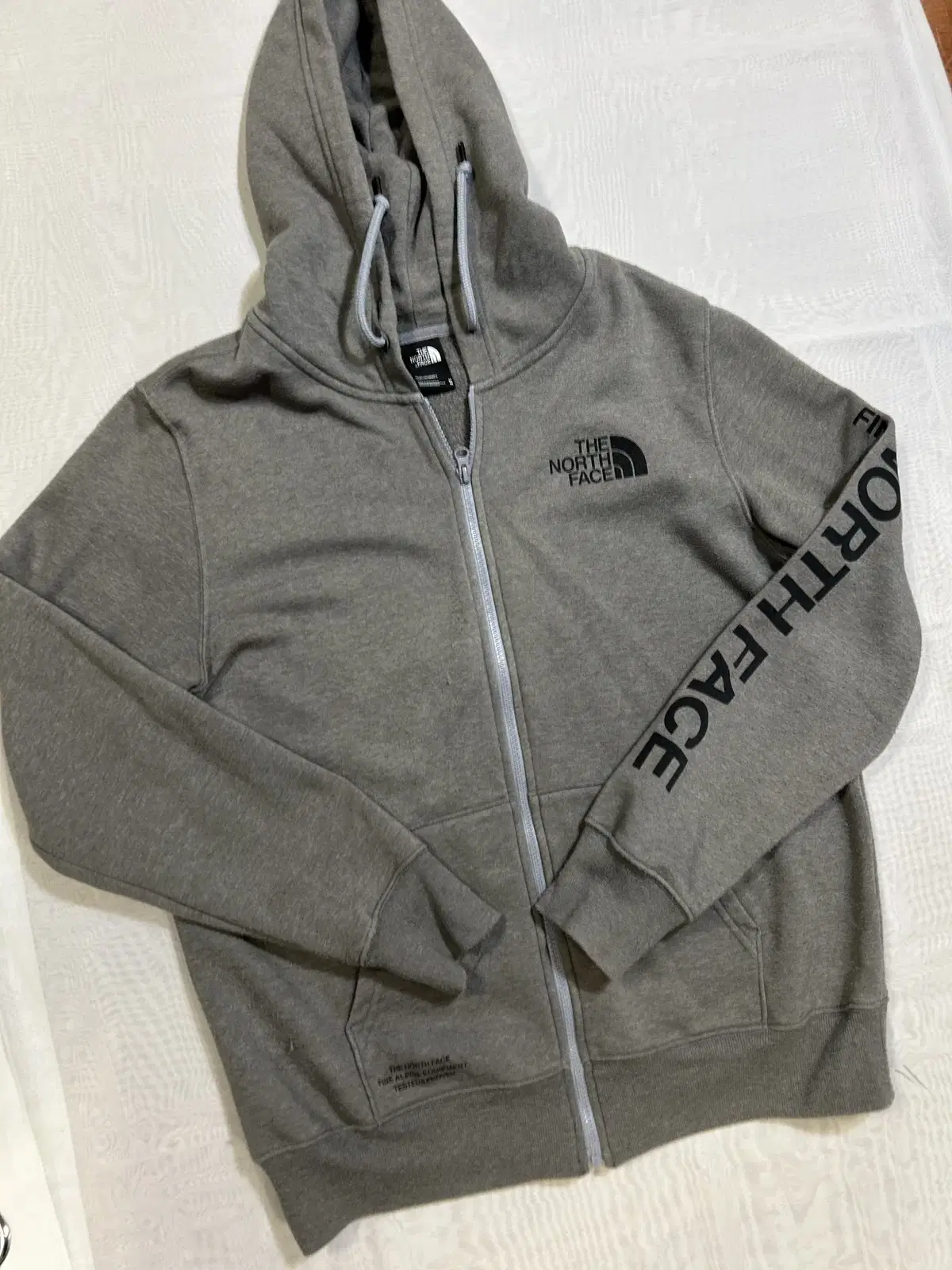 [M] The North Face Hooded Zip-up Gray