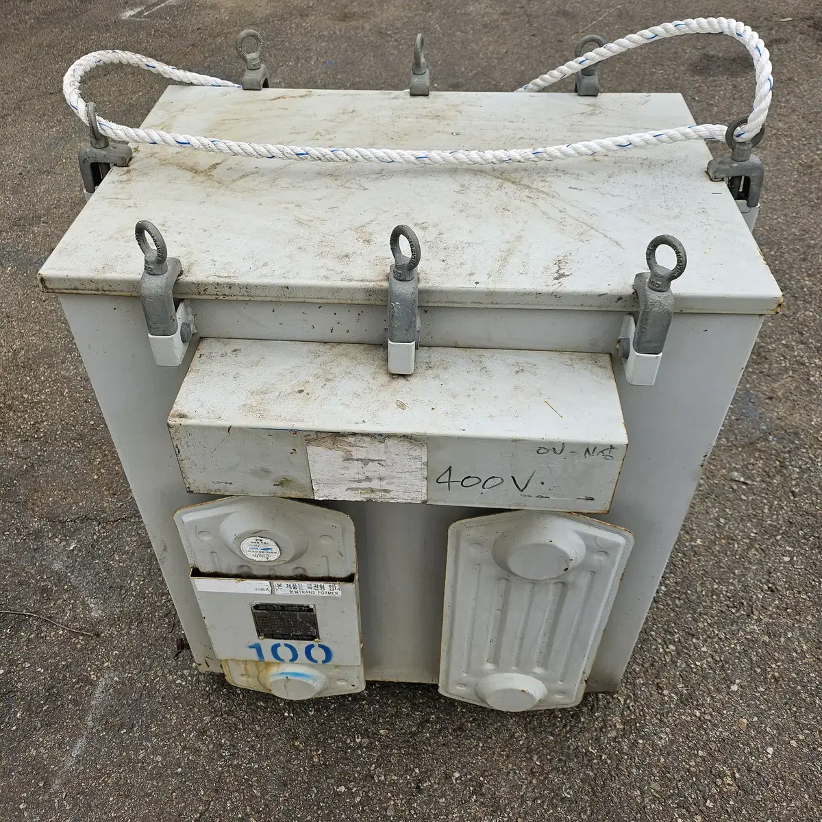 3상 380V => 400V 100KVA  복권형 승압 트랜스 변압기