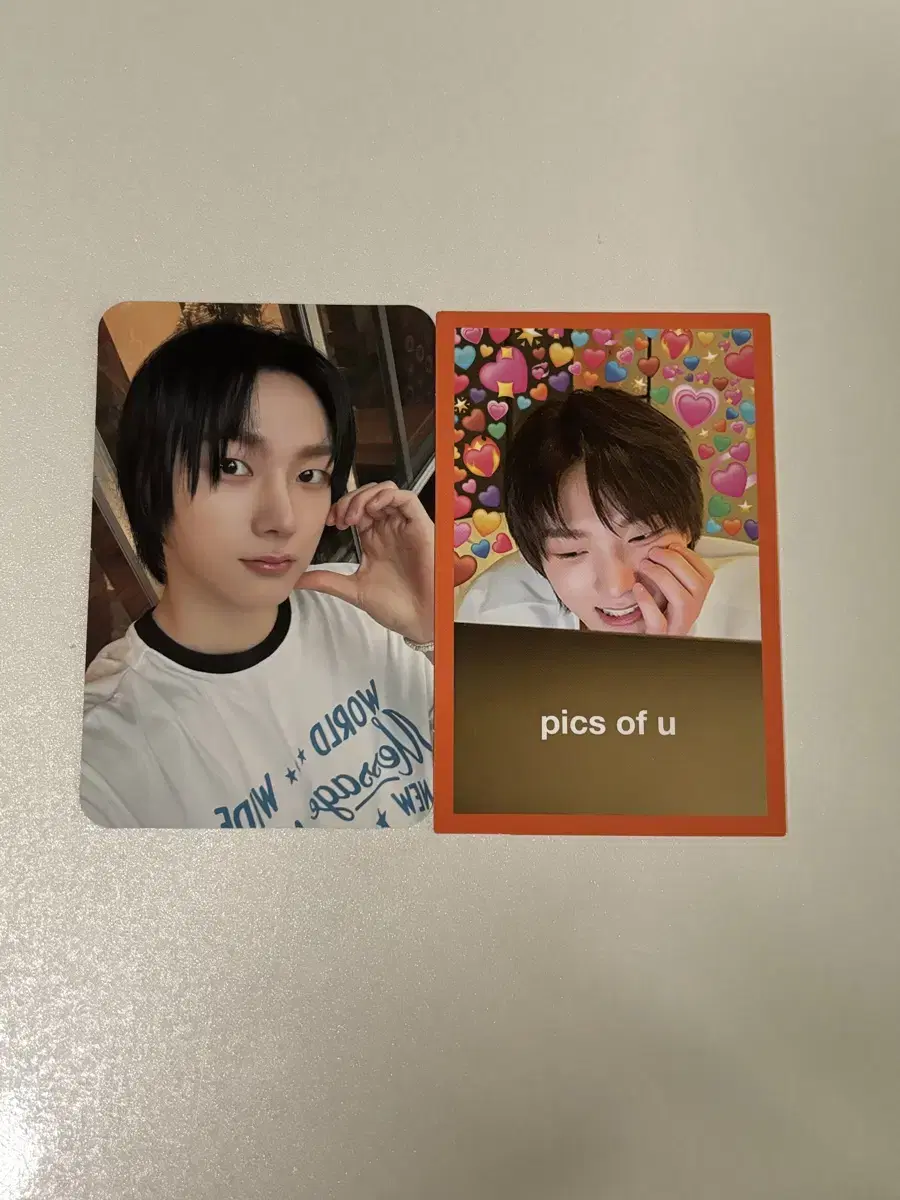 Sungho boynextdoor and how Japan Erwinpa photocard sticker pola