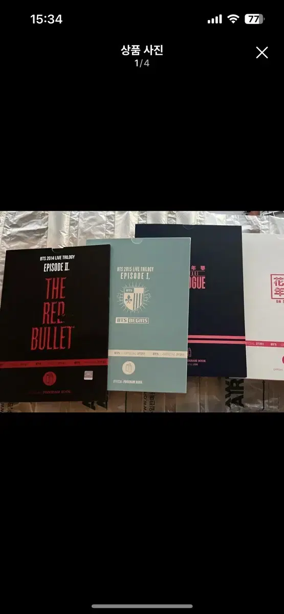 bts bts redblooded biggins hwaons hwaepil total 4 volumes