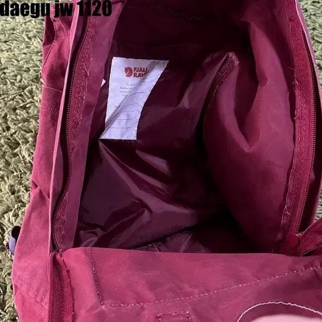 FJALLRAVEN BAG 피엘라벤 가방