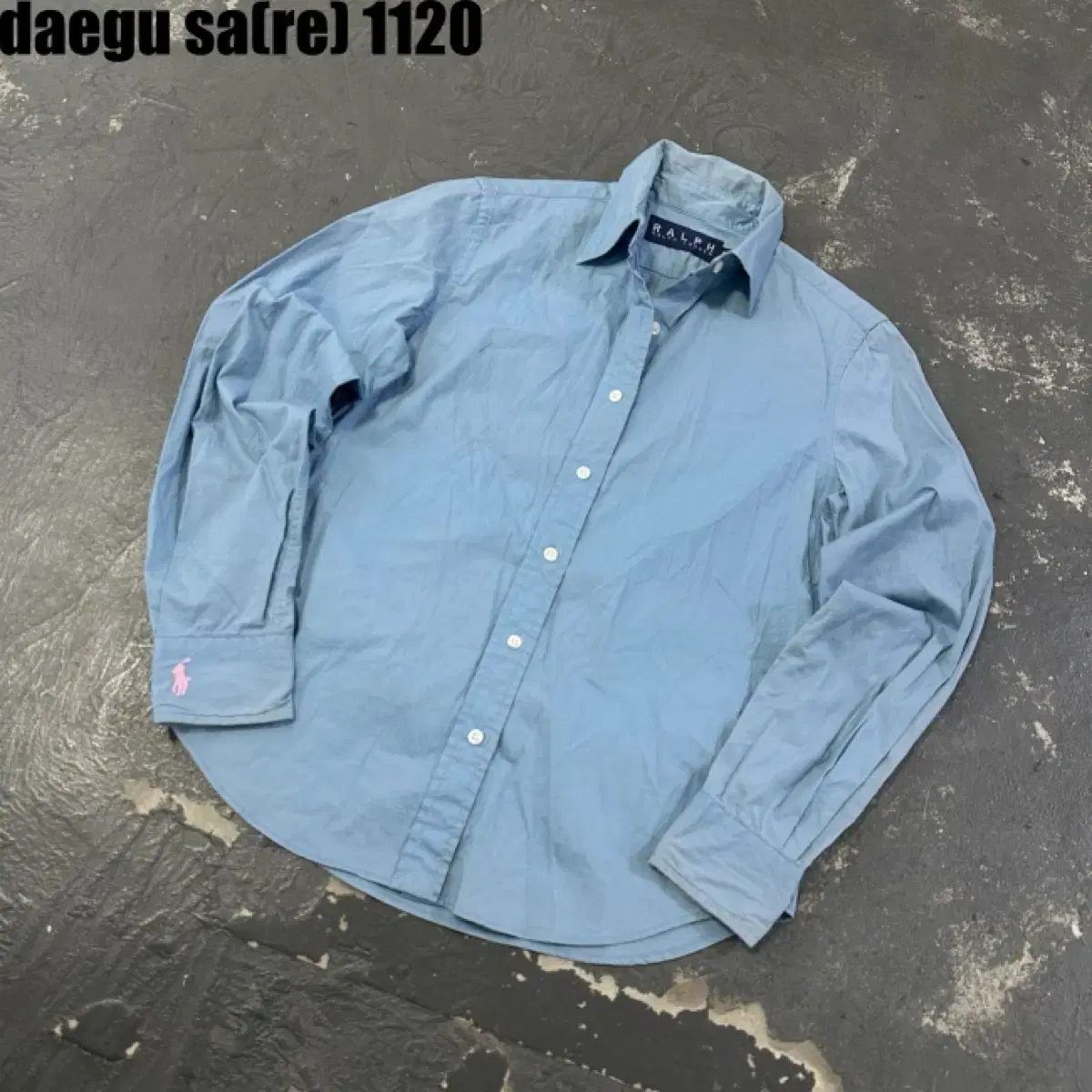 Polo Solid Color Sky Shirt 90