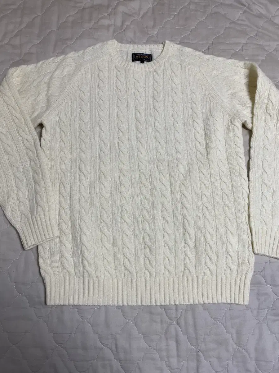 BeamsPlus 5G Cable Knit 105 size L Ralph Lauren Shaggy Dog