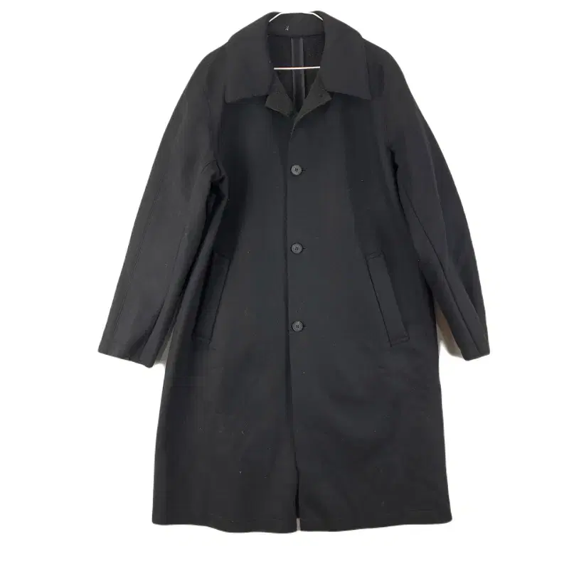 E8724 TUSKANIA Men's FREE Wool Brushed Black Coat/Dirk