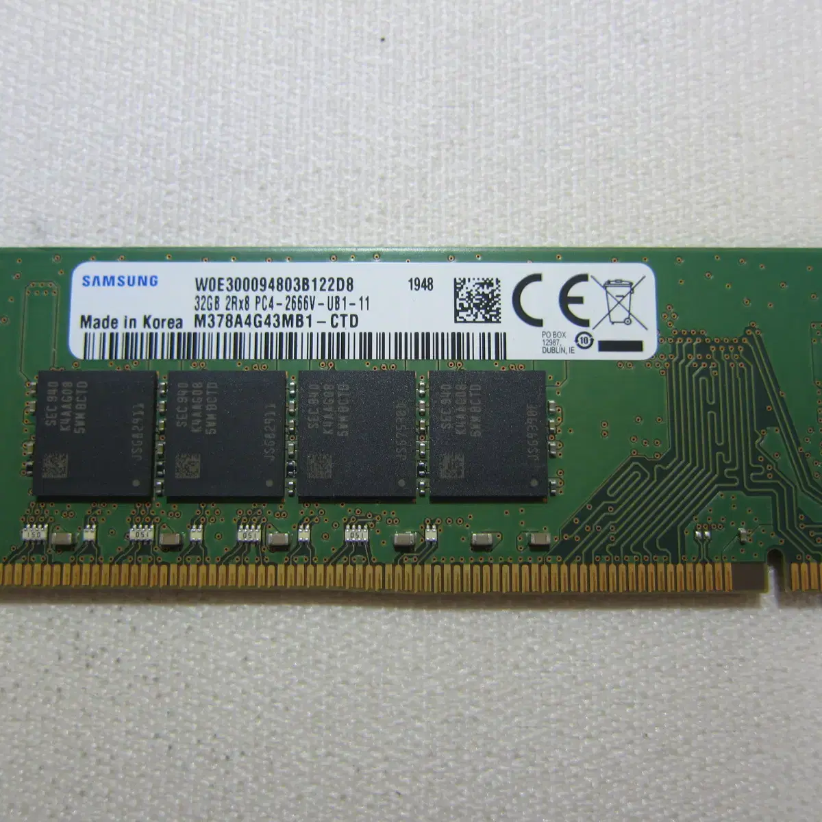 삼성전자  DDR4-2666 32G (PC4-21300)