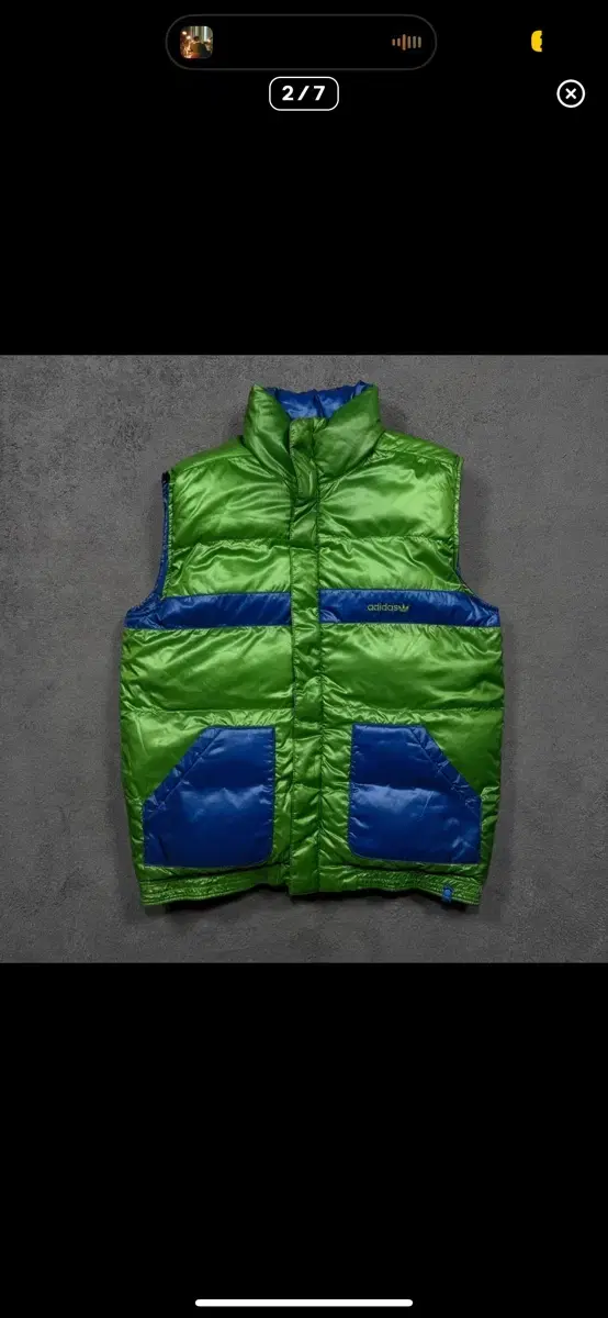 Adigas Padded Vest Vintage