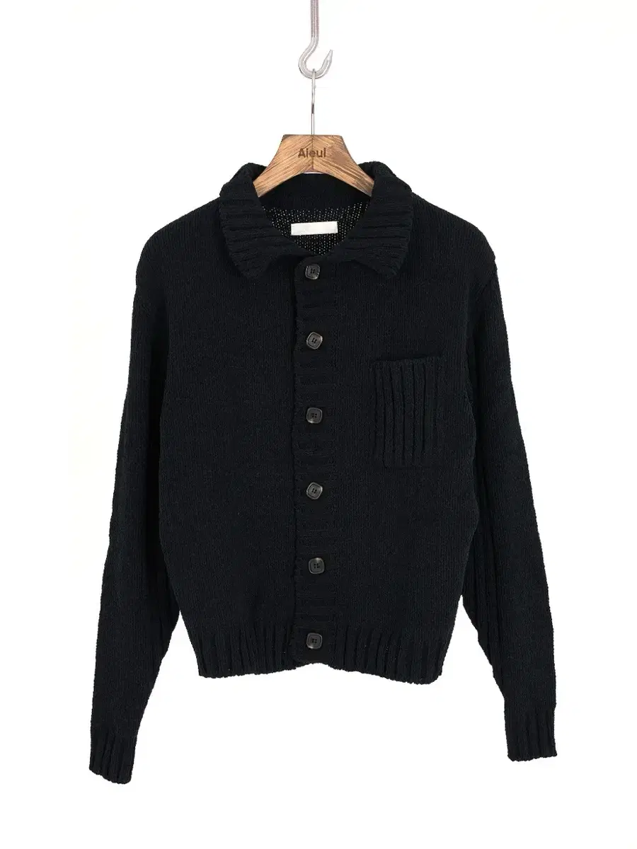 Aieul Cop Knit Cardigan_black 50 New Arrivals I.N.