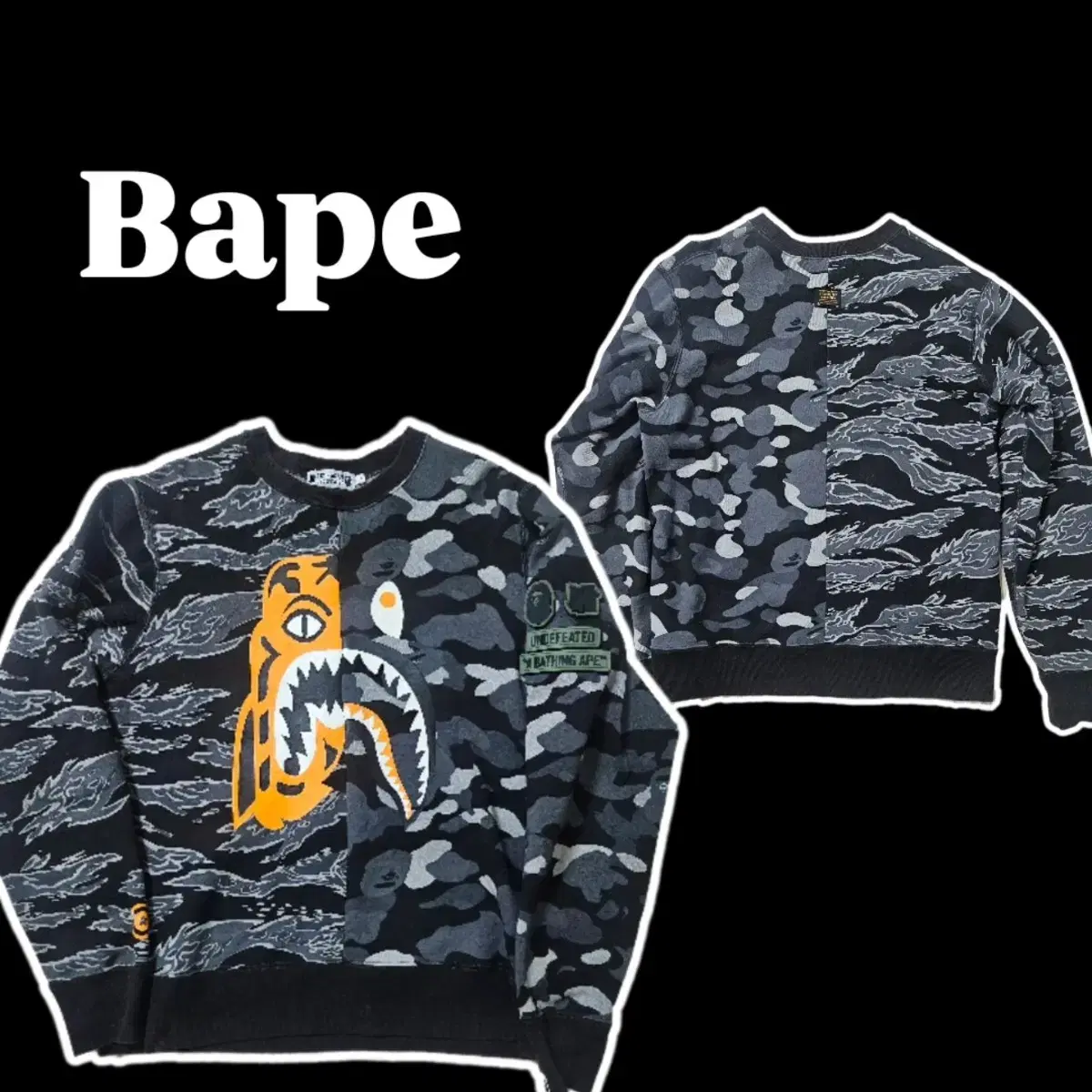 [L] Vape x Undefined Man-to-Man Crewneck for FW18