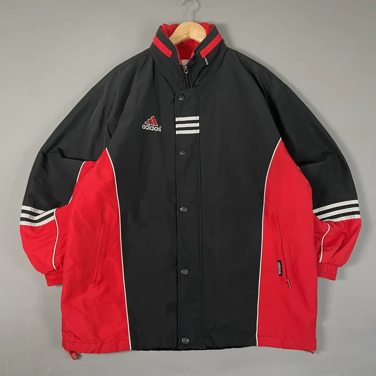 adidas Old School Quilted Jumper Red Black 105 [112004]