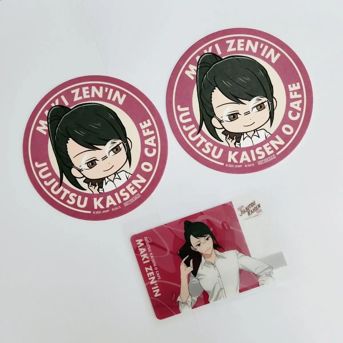 [Bulk] Zuu Rotation maki Movie Collaboration Zuu Cafe Coaster PVC Kard