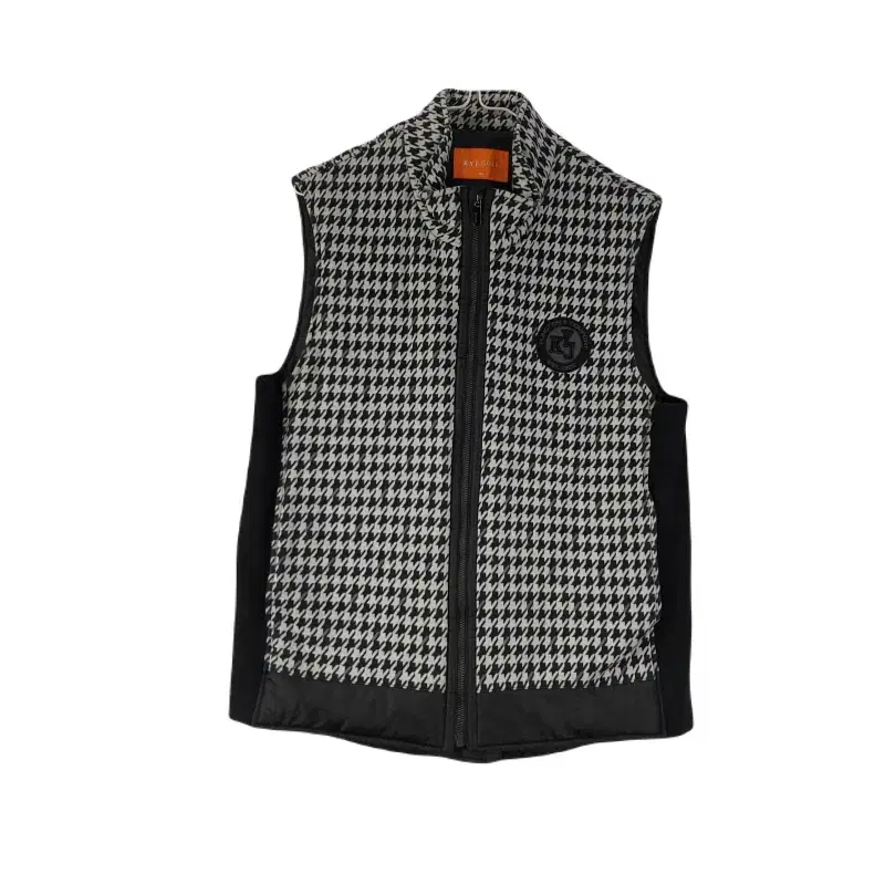 E8735 Kim Young Zuu Golf Public 105 Black Zip Up Vest/Dirk