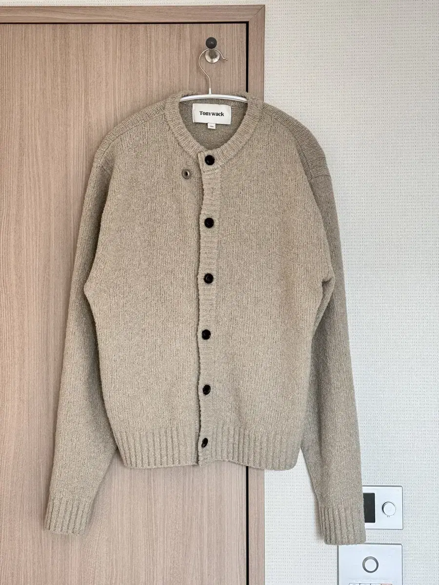 Tony Weck Alpaca Cardigan L Sage Gray