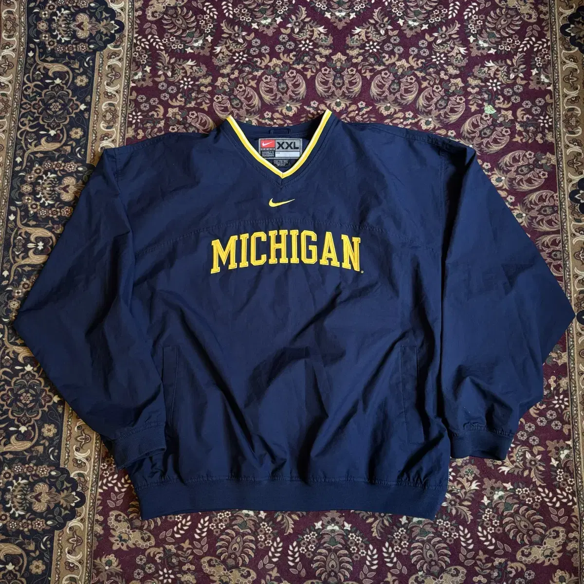 Nike Michigan Uniform Warm-Up Windbreaker Jersey XXL