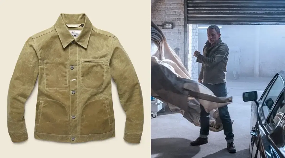 Logan Territory Waxed Tucker Jacket 007 Daniel Craig