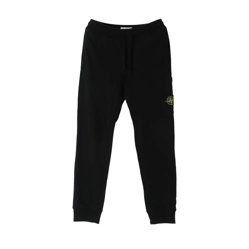 Stone Island Cotton Waffen Logo Strap Jogger Pants