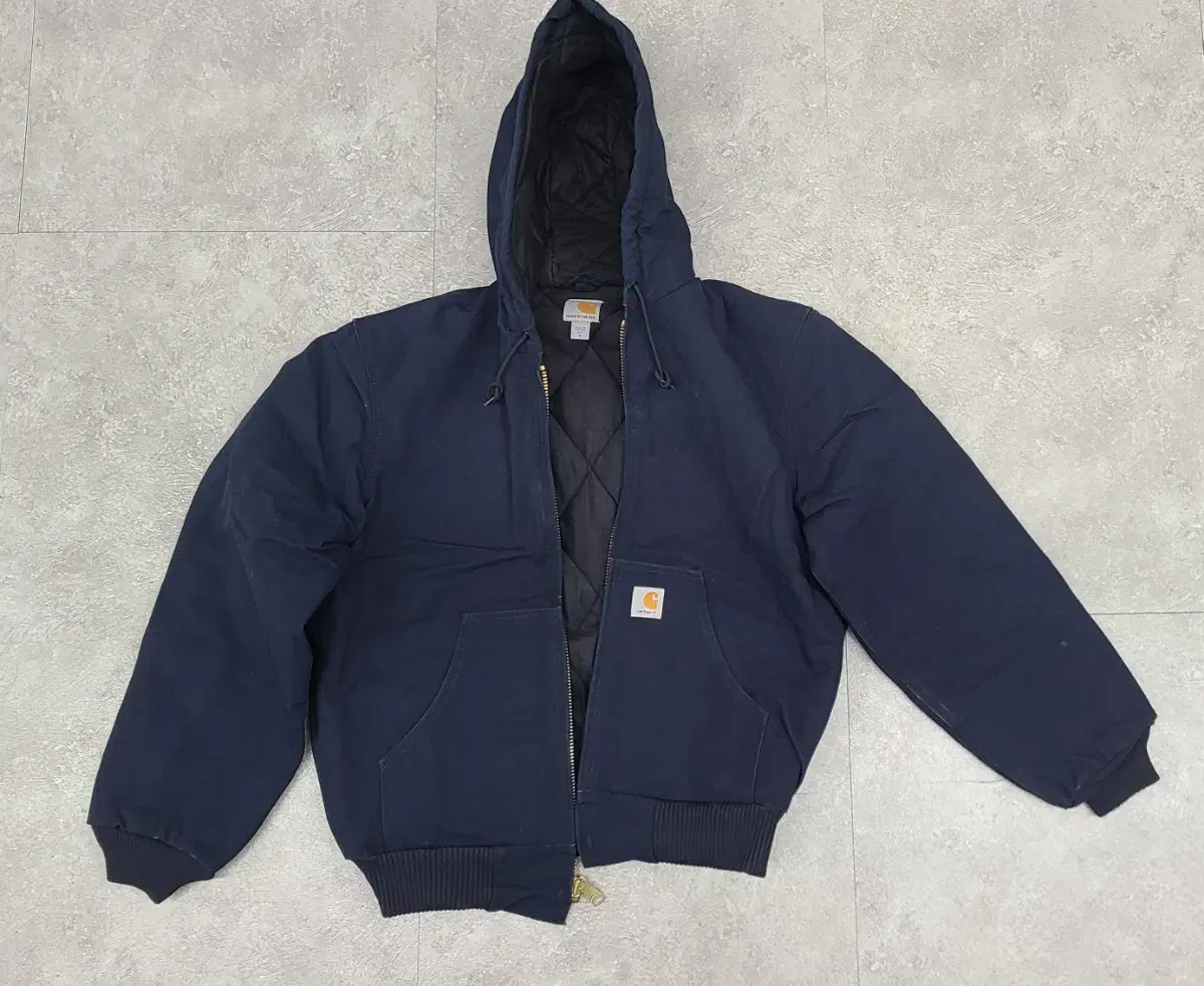 Calhart J140 Navy Active Jacket Hoodie