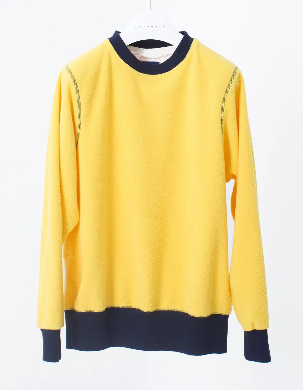 Document Round Neck Polar Fleece Jersey Yel