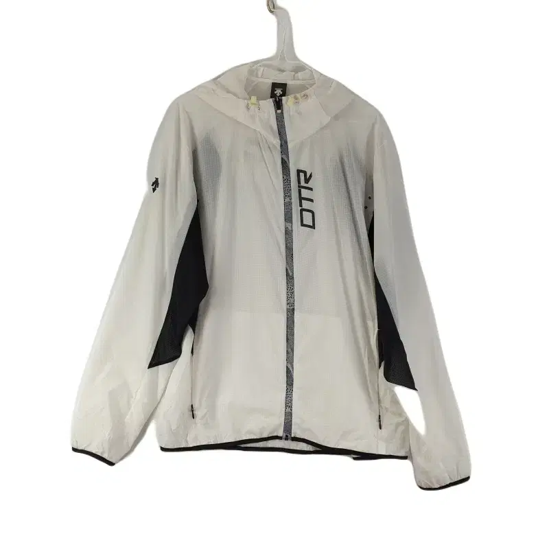 E8745 Descent Men's 110 White Windbreaker Hooded Jacket/Dirk