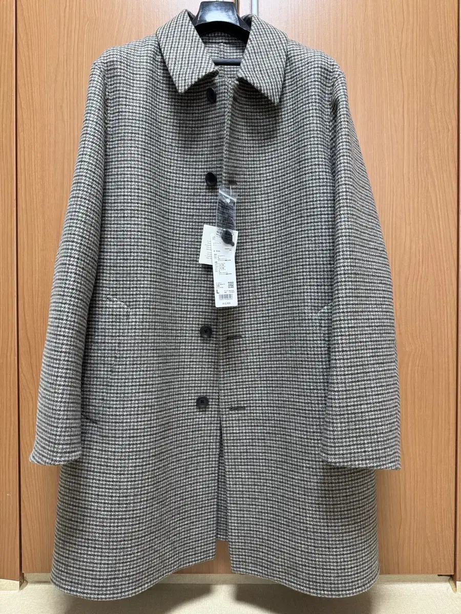 (New)UNIQLO C Duffel Face Coat L Check