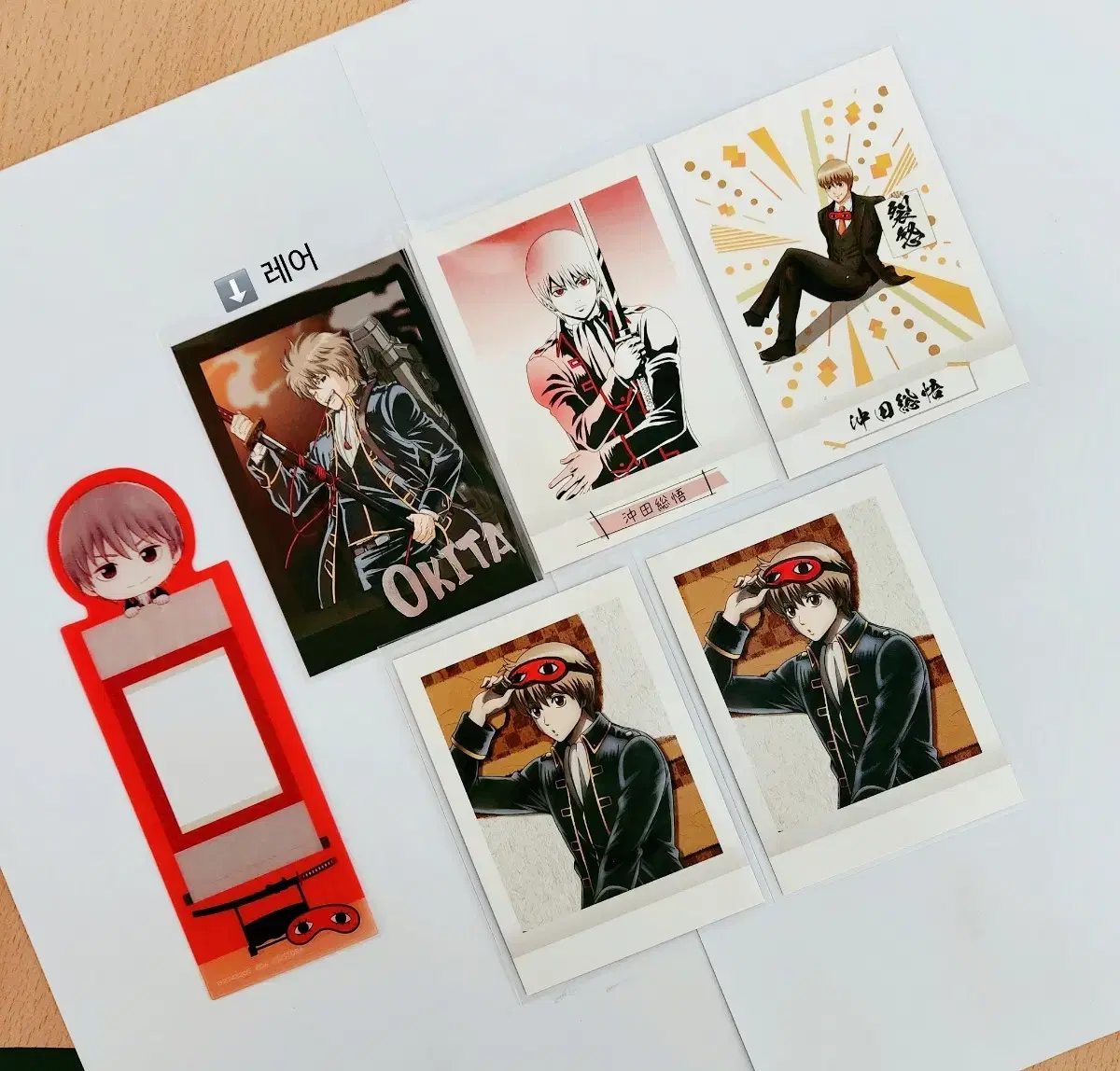 [Chapter 6 Bulk] Gintama Pashakore 4th Okita Sogo Rare incl. Pasha +)Bookmarks