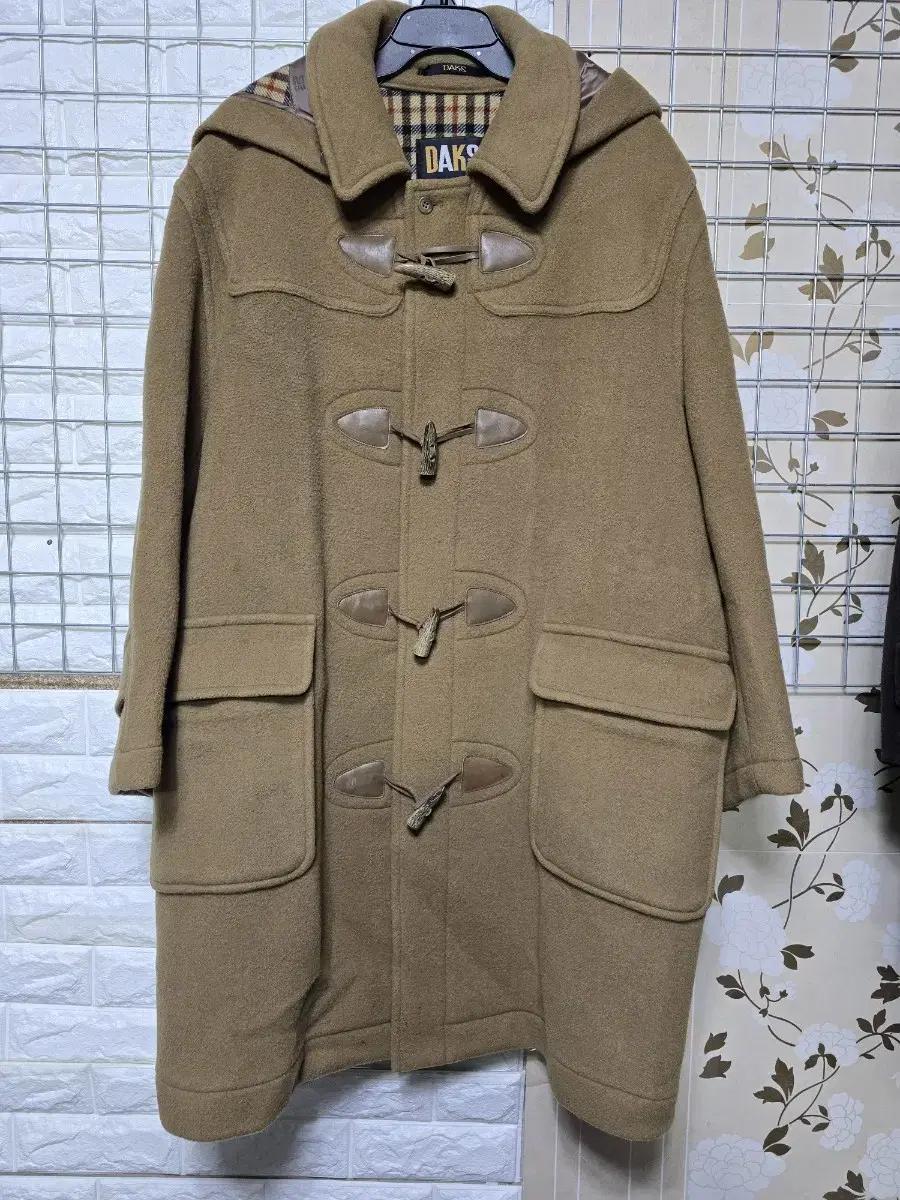 (105) [DAKS] Daks Men's Pure Wool Double Coat