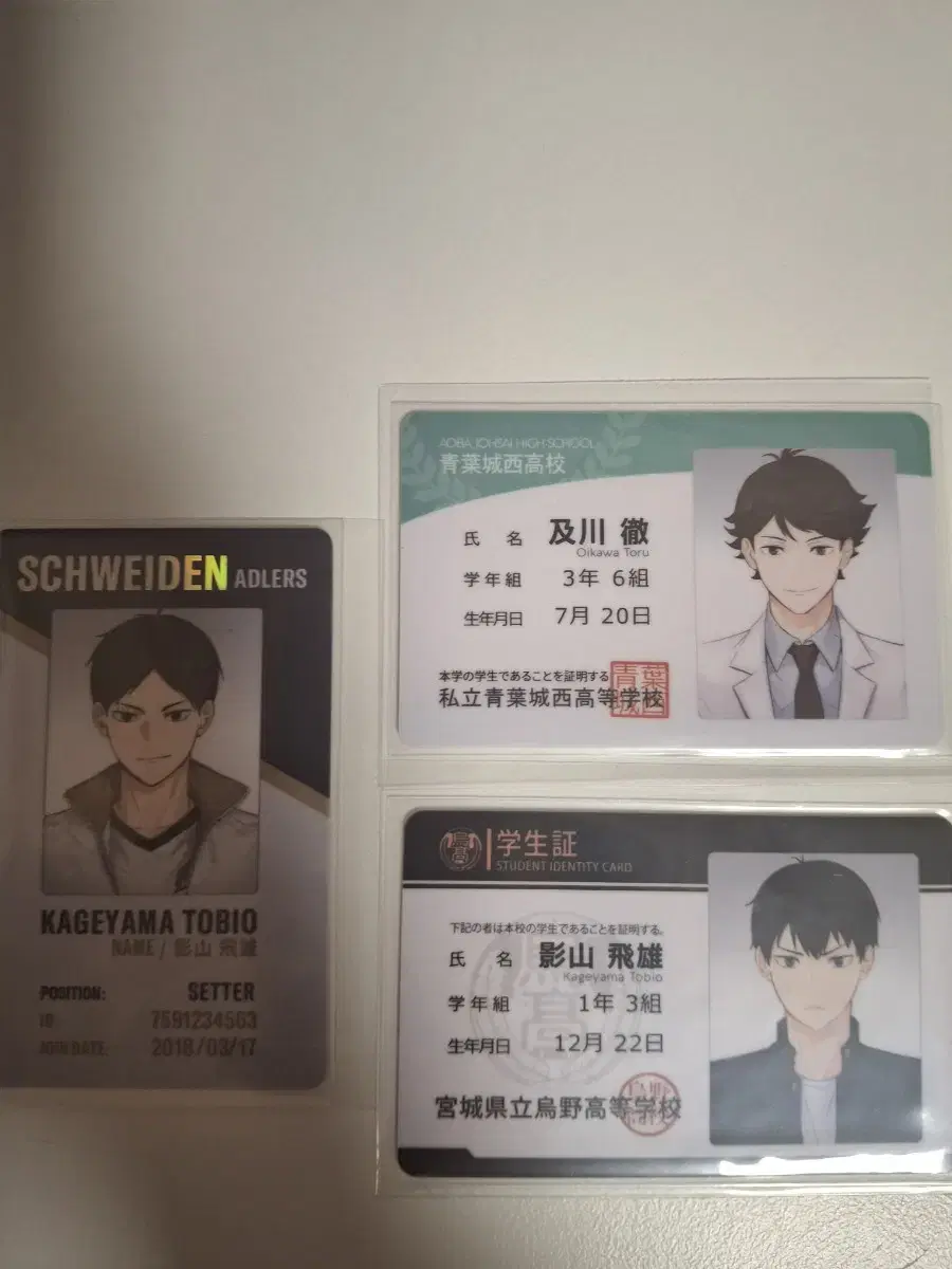 Amumu haikyuu sells student IDs