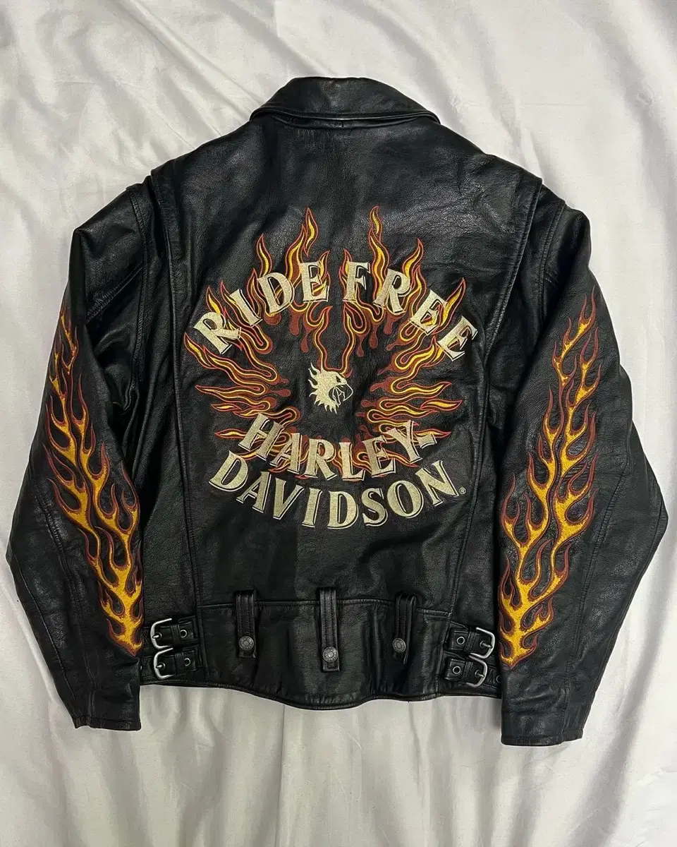 Harley-Davidson Flame Leather Rider Jacket