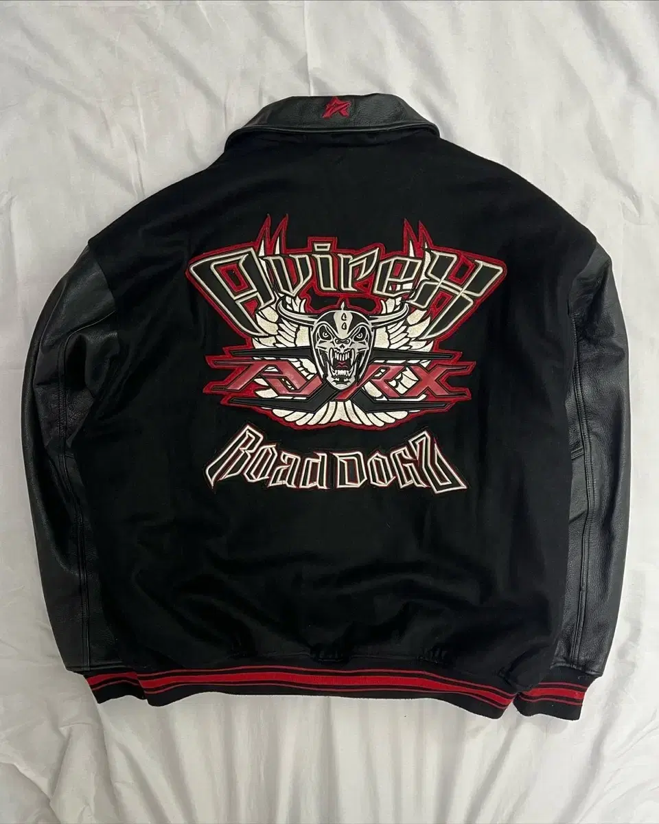 Varsity Jacket by Avyrex Vintage Leather Jacket