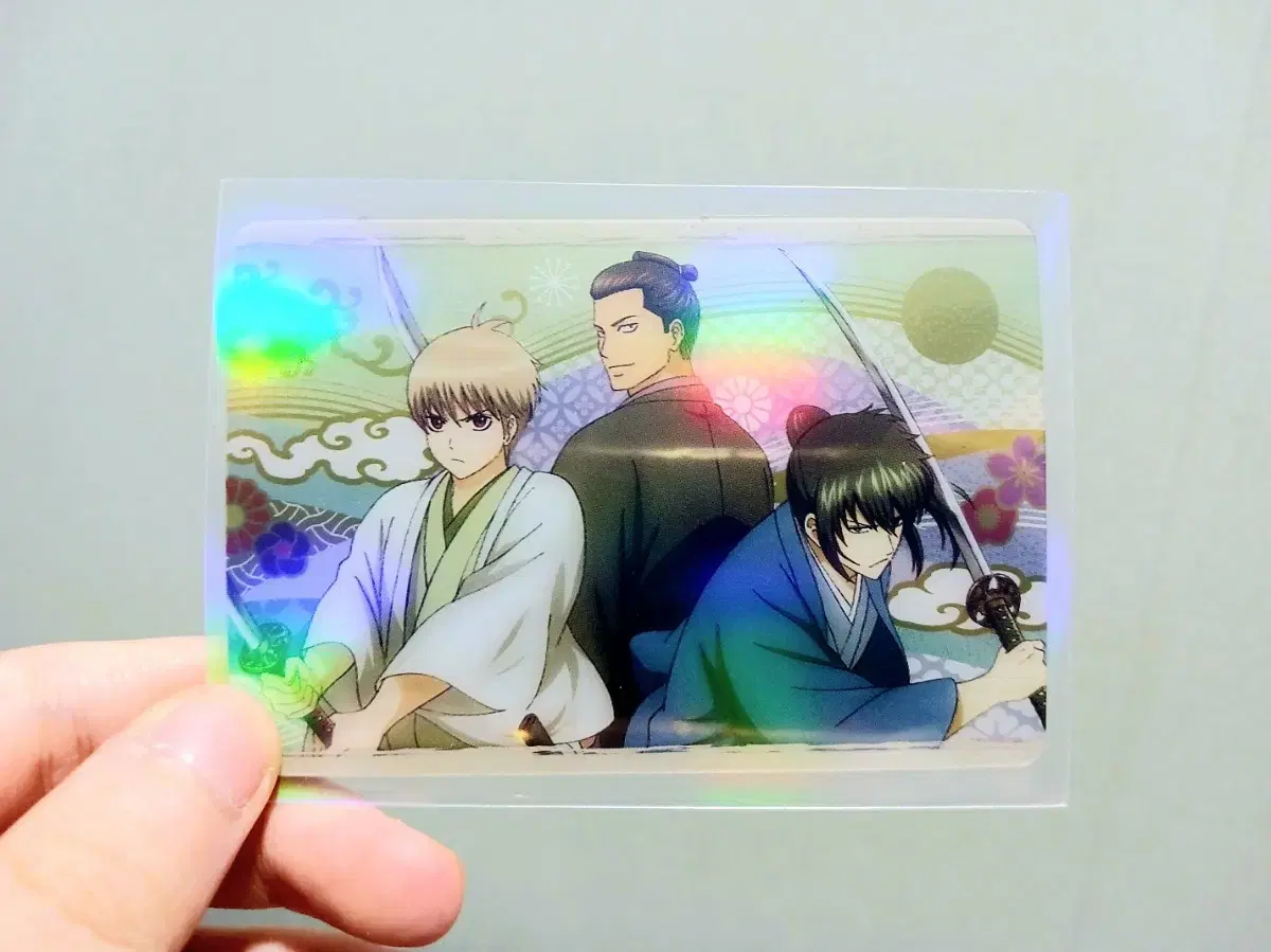 Gintama Jin Seonjo Past Edition Kondo Hijikata Okita Metal Card