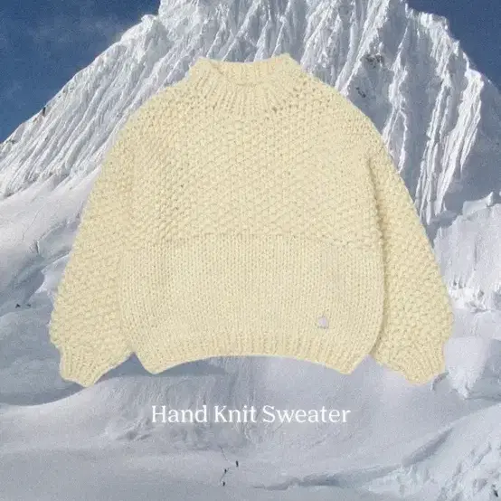 베뉴먼트 hand knitted sweater