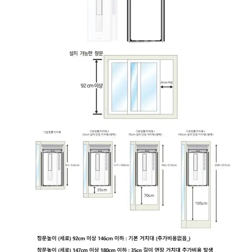 삼성 윈도우핏 1등급 창문형 에어컨