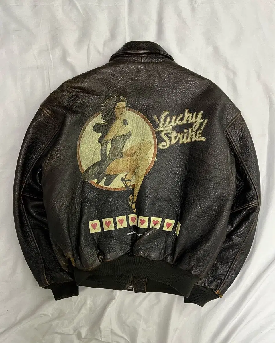 90s Avirex A-2 Bloomers Leather Jacket