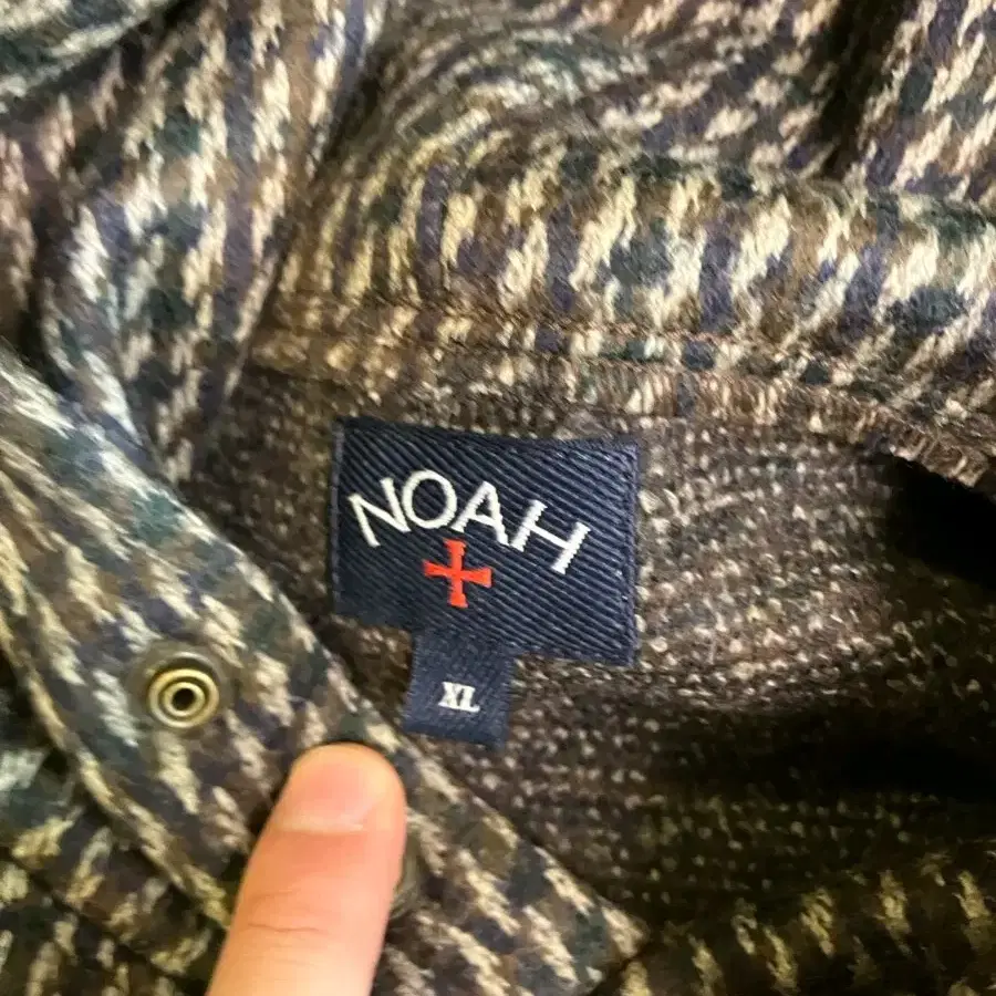 NOAH Wool Knit Snaps Hoodie