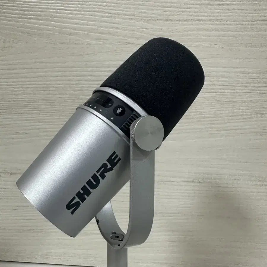 Shure mv7 실버 팟캐스트 마이크