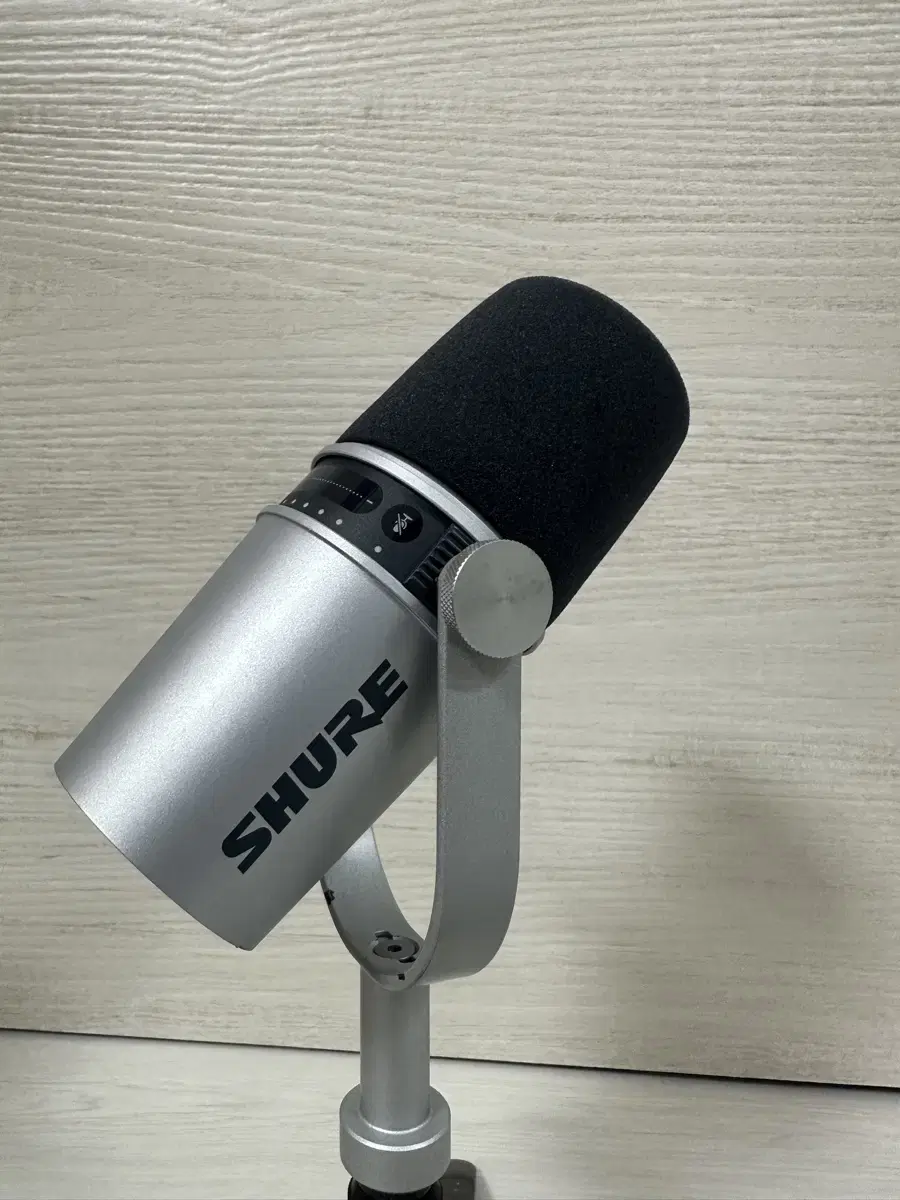 Shure mv7 실버 팟캐스트 마이크