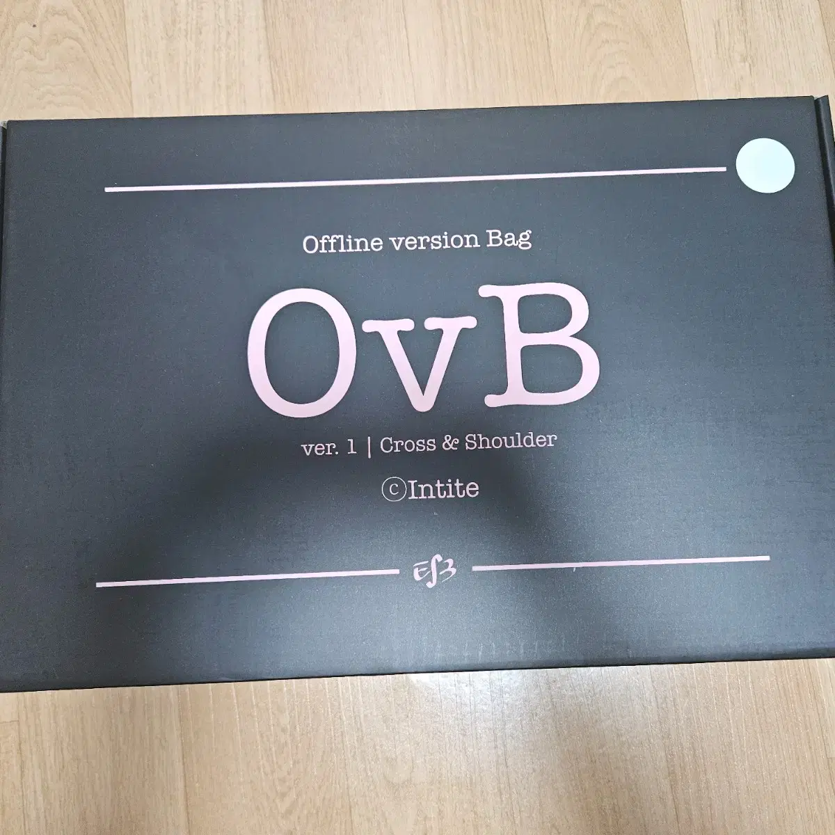 어버버 ovb 콘서트가방 콘서트백 이타백 크림색상