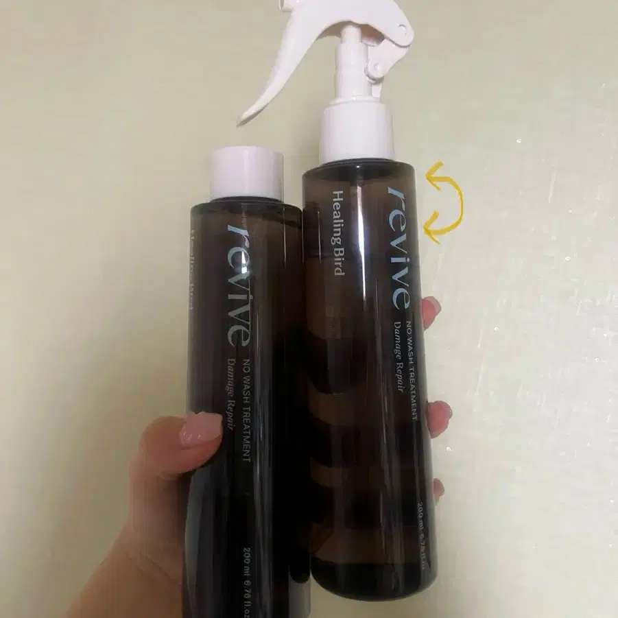 힐링버드 리바이브 노워시 트리트먼트 데미지 리페어 200ml+200ml