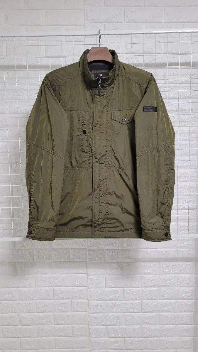 [XXL]EiDEREiDER deep khaki black with pendants nylon jacket golden size110