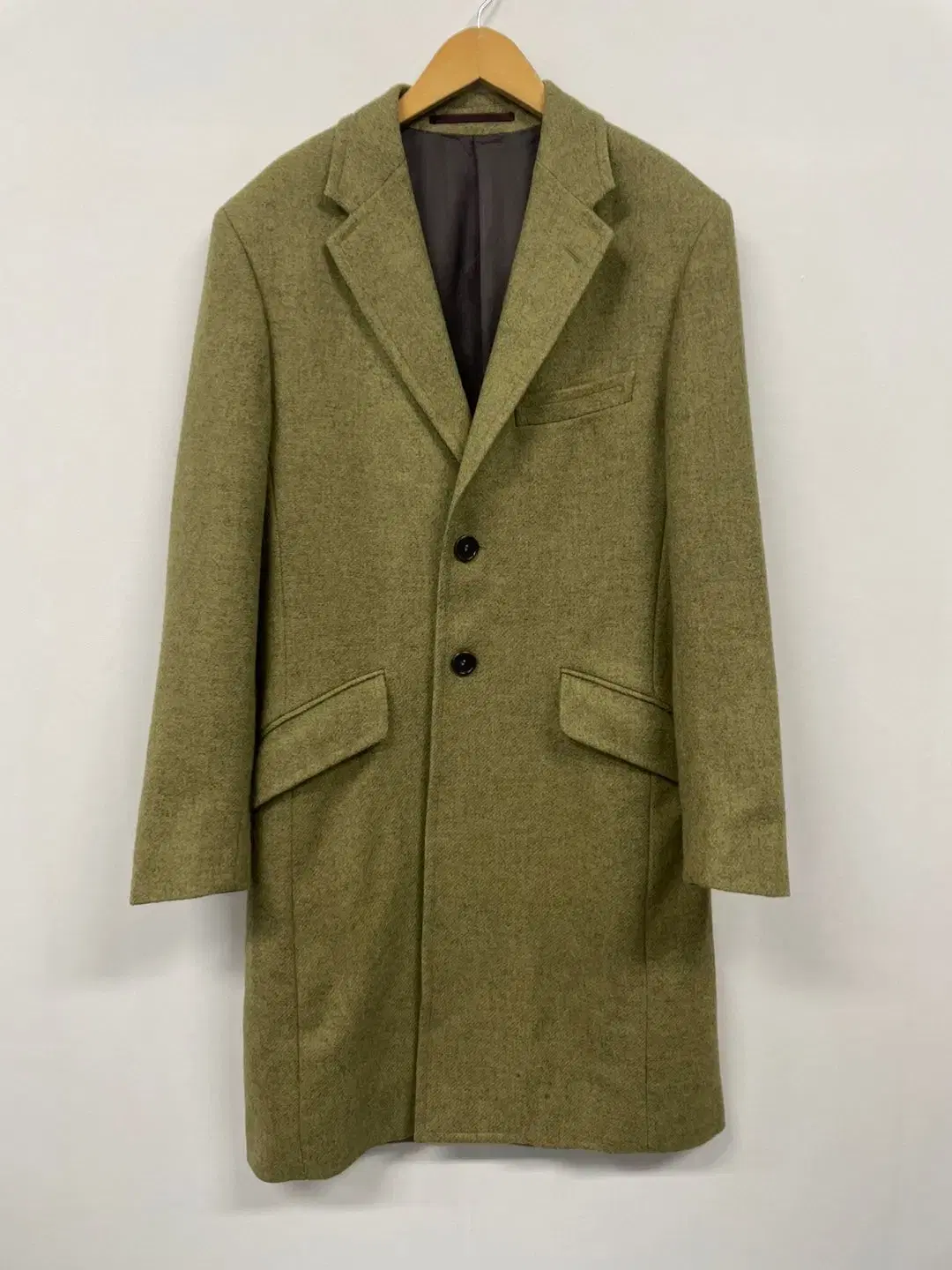 95) 100% Poulsmith Wool Coat