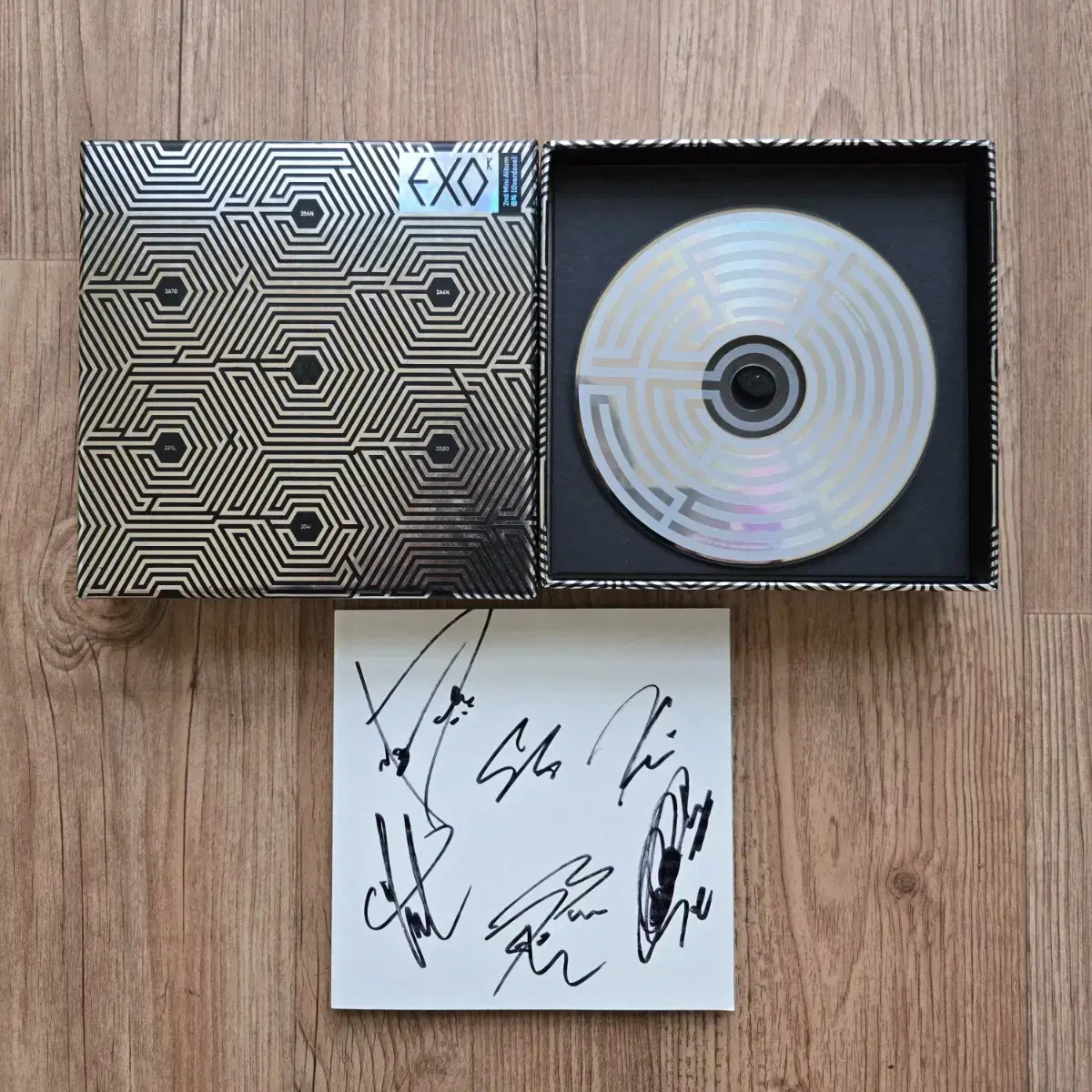 엑소 싸인 cd