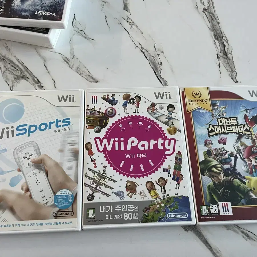 닌텐도 wii cd 스포츠 파티 대난투 일괄