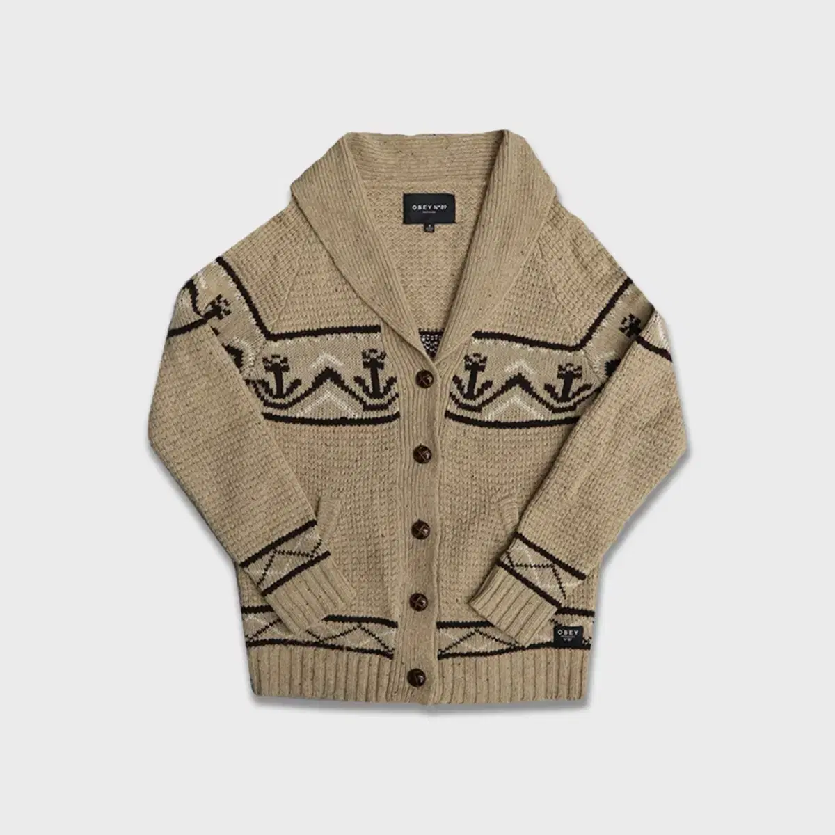 Obey wool-blend cardigan