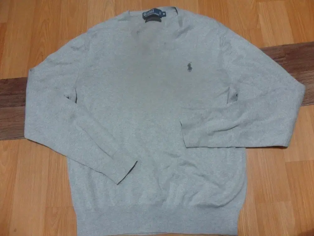 6천원구제 polo ralph lauren men's long sleeve v-neck knit sweater be-2