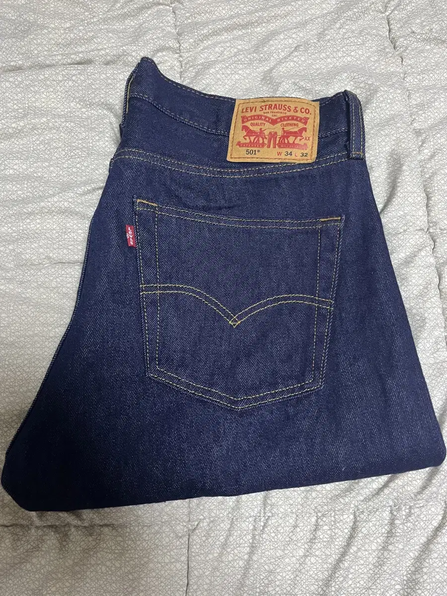 Levi's 501 Original Rigid 34X32 Socked and Unworn for Sale